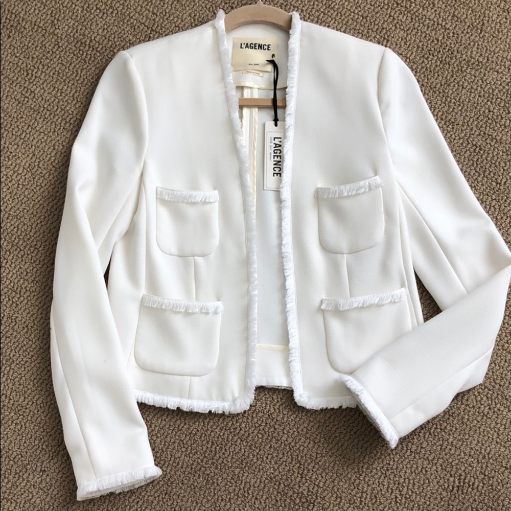 NWT L’agence Jules jacket Sz 0